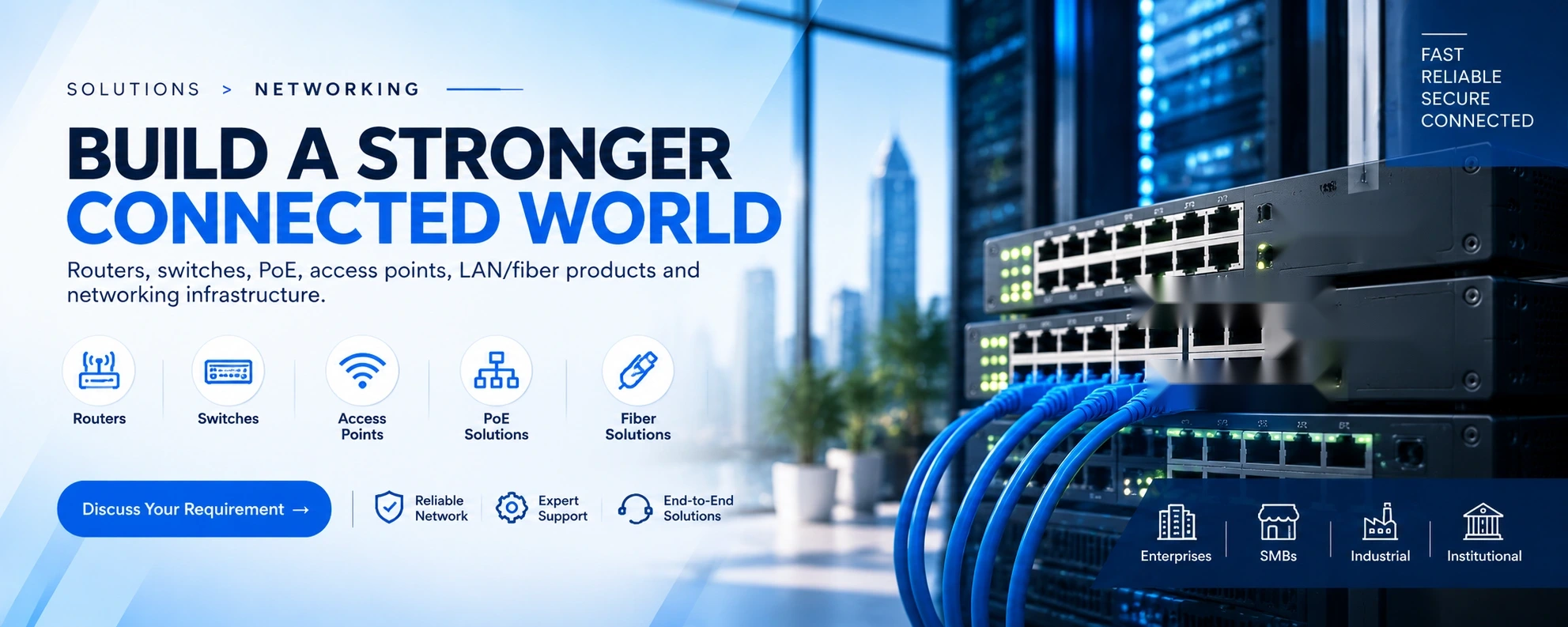 Networking solution banner
